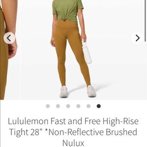 lululemon athletica Fast and Free Tight 28"